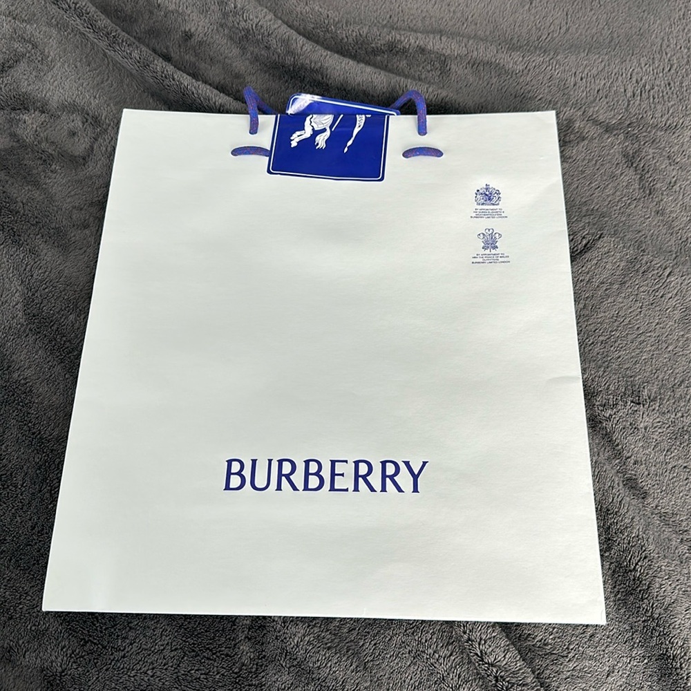 Authentic Burberry Shopping Bag